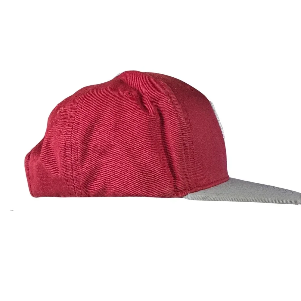 Oklahoma Sooners Top of the World Youth Hat Red Grey Cotton Soli Snapback OU Cap